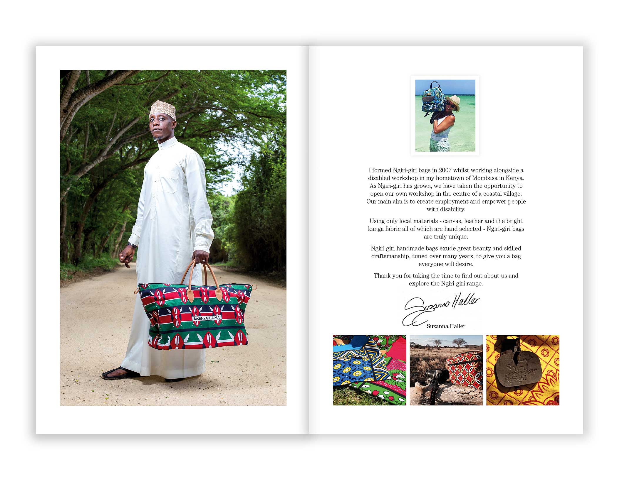 Ngiri-Giri Catalogue Design - Inside Front Cover and Introduction