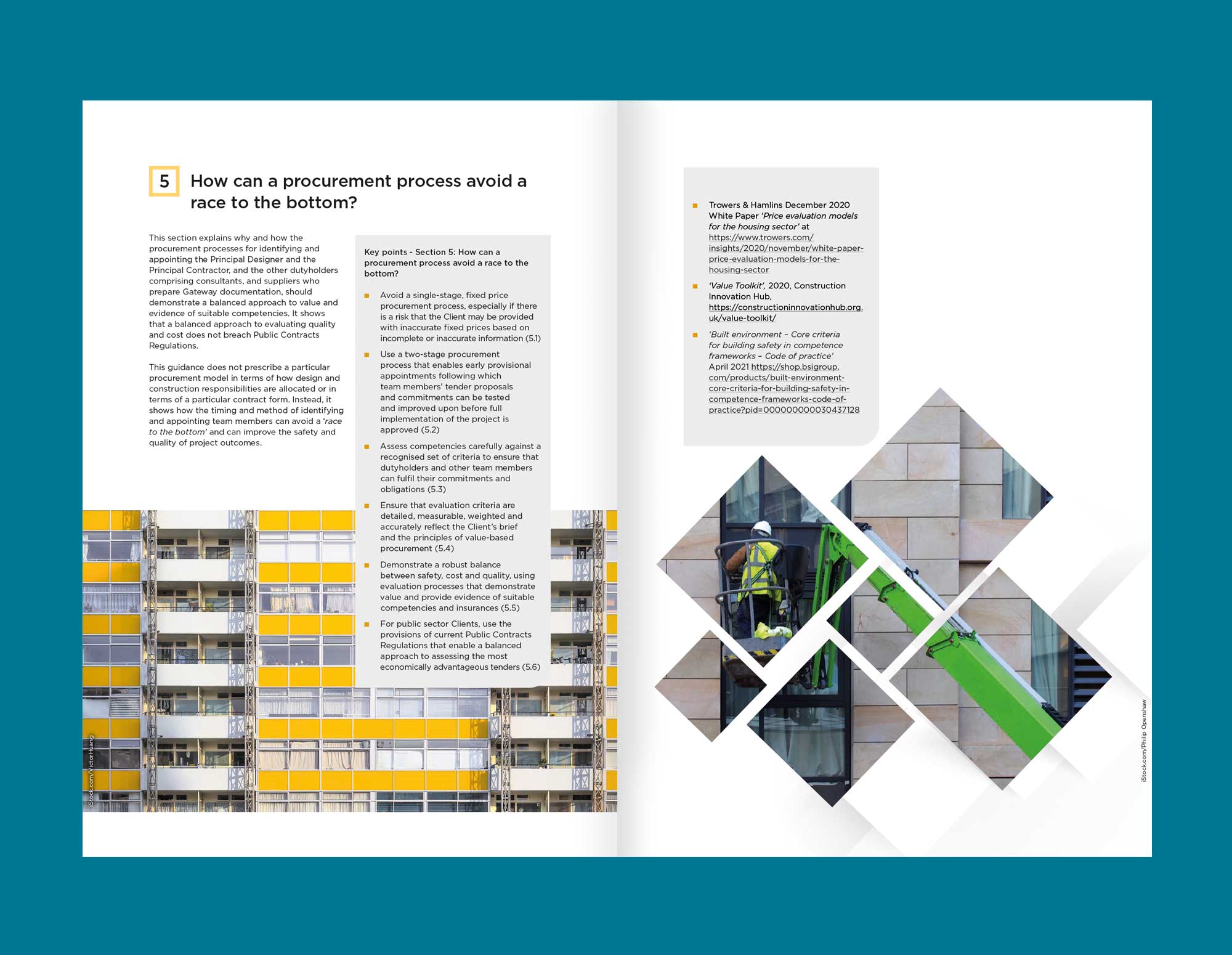 Report page spread example