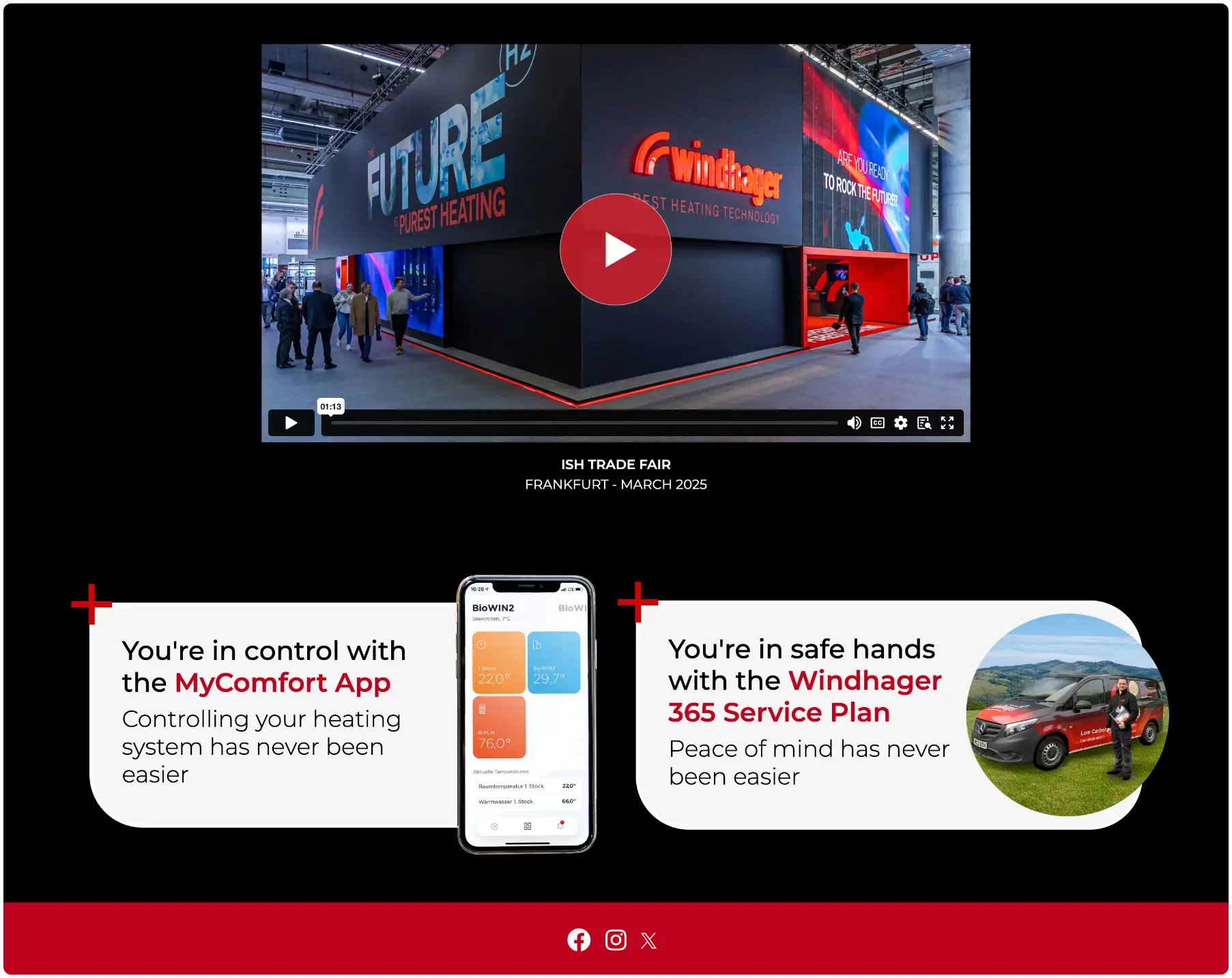 Windhager UK - Website - Home Page Bottom Half
