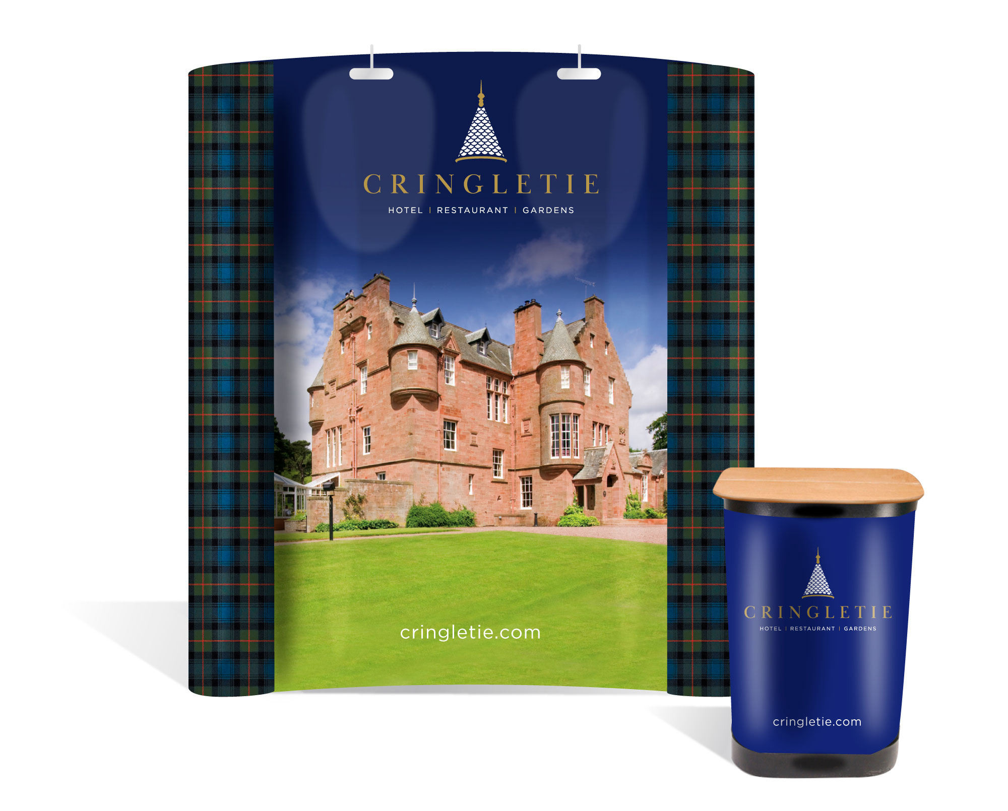 Cringletie - Pop-Up Exhibition Display Design