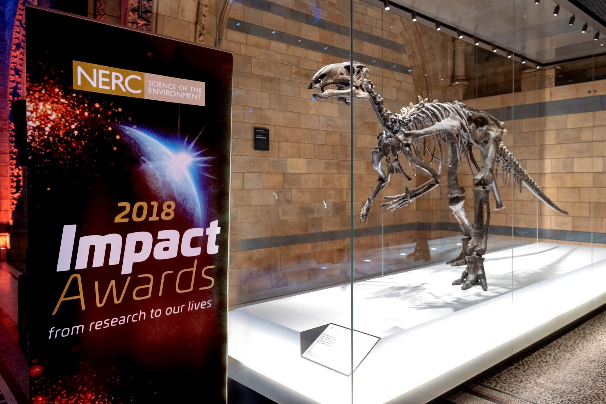 NERC Impact Awards Evening 2018 at The Natural History Museum, London